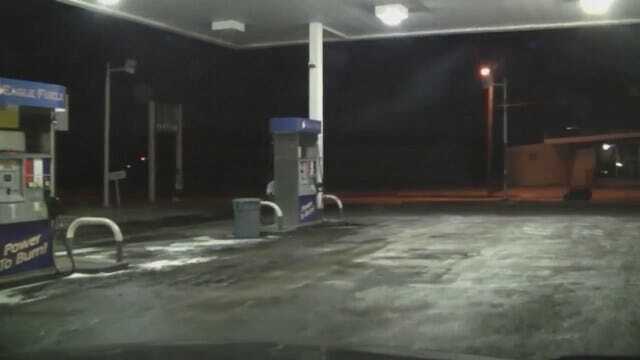 WEB EXTRA: Video From Scene At Tulsa Gas Station On North Cincinnati