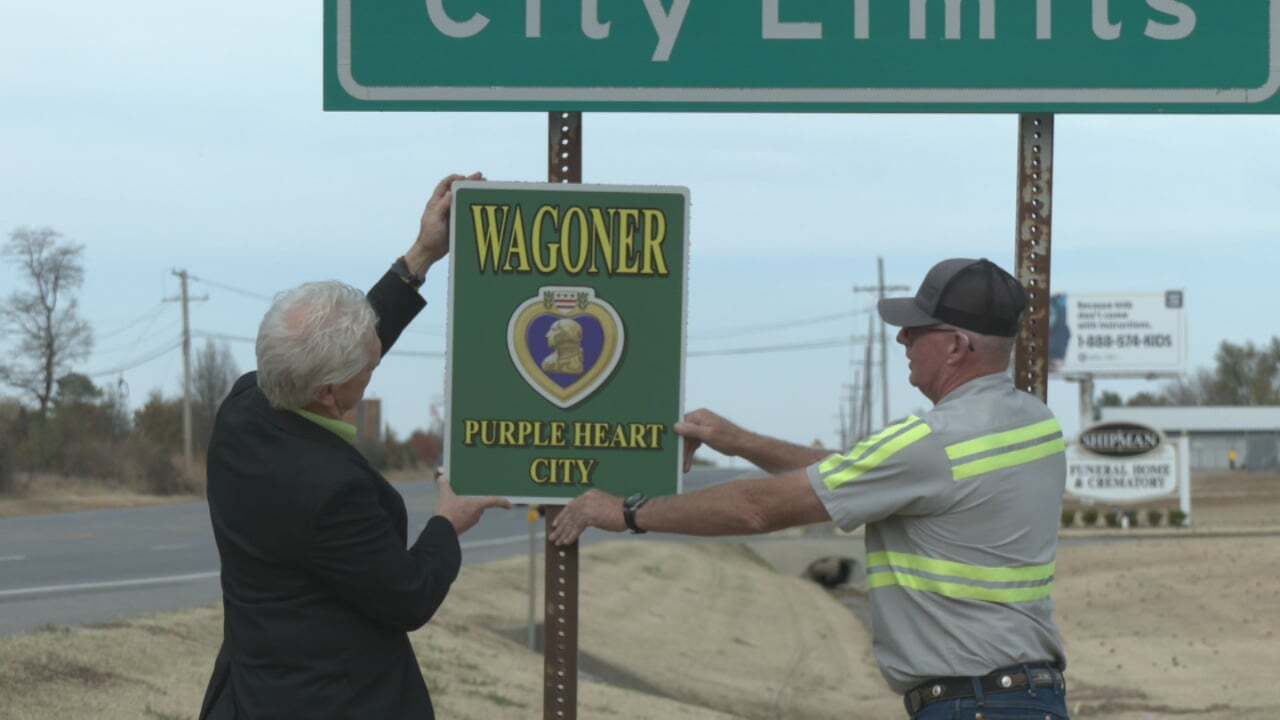 Wagoner Recognized As Purple Heart City