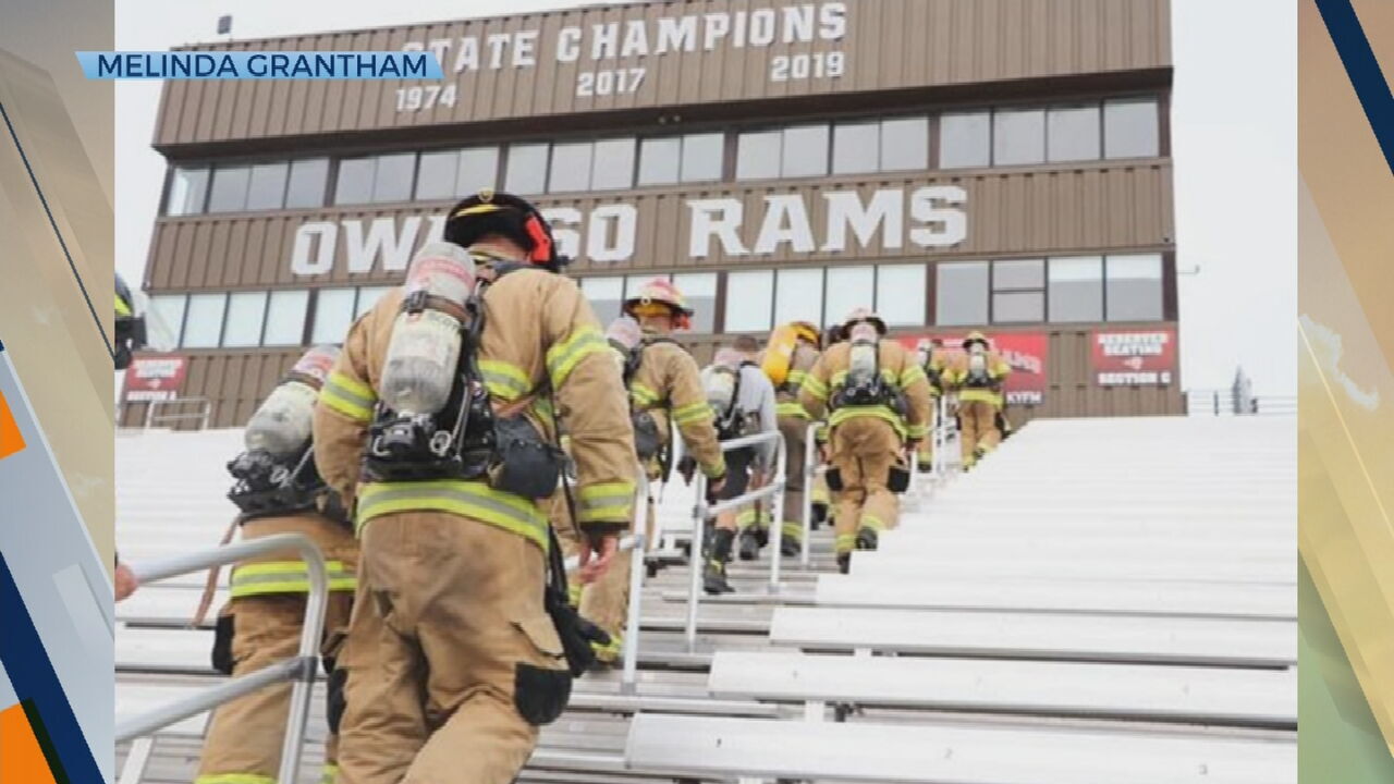 Owasso Firefighters Climb Stairs In Honor Of 9/11 Victims