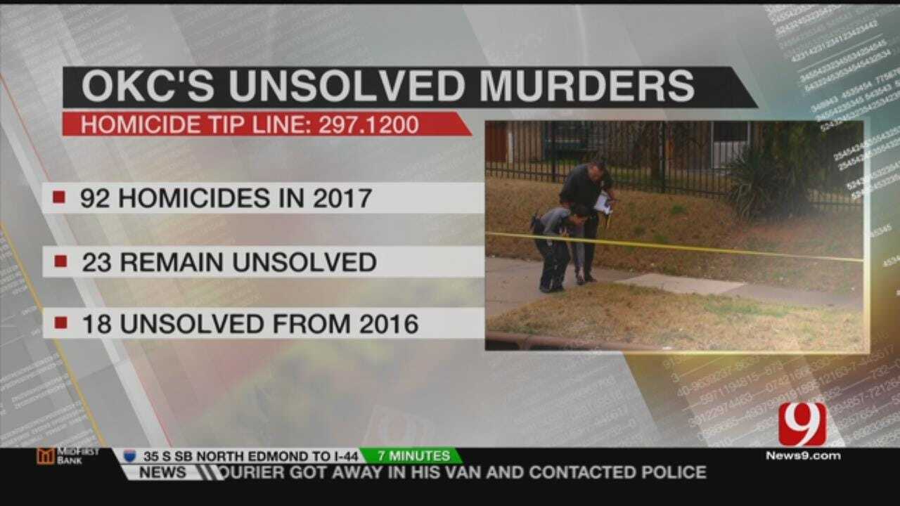 OKC Police Asking The Public's Help In Solving Homicide Cases