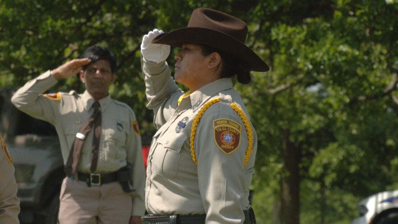Tulsa County Sheriff's Office Adds Name To Fallen Officers Memorial