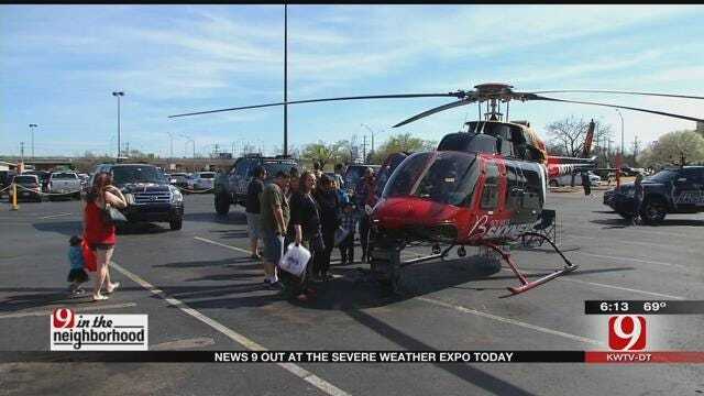 News 9's Weather Team Out At The Severe Weather Expo In OKC