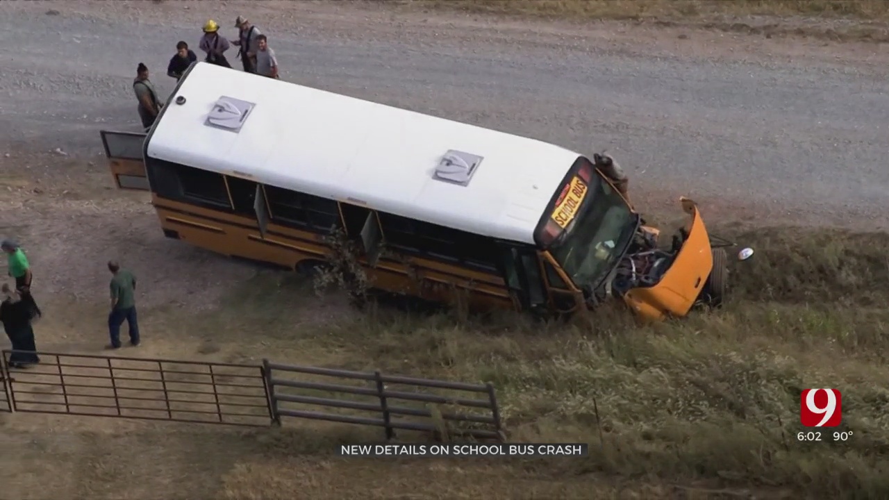 2 Students Recovering After School Bus Crash In Rural Canadian County