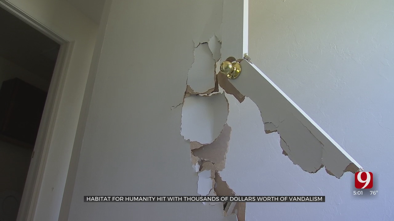 Vandals Cause Thousands Of Dollars In Damage At Habitat For Humanity Home 