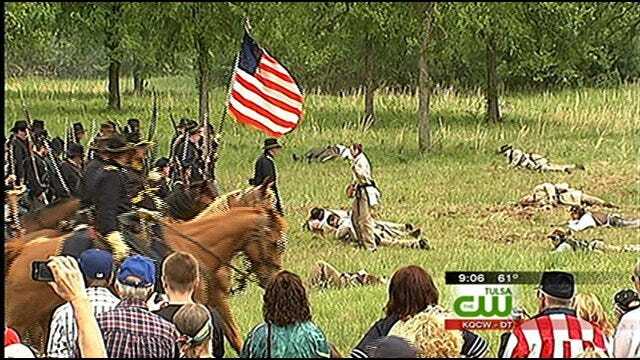 Civil War Reenactment Underway In McIntosh County