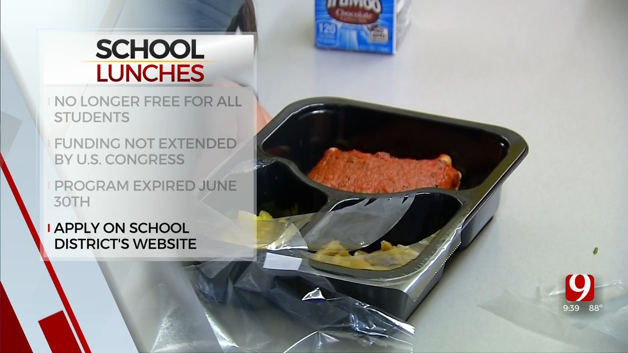 National School Lunch Program Not Offering Free Breakfast, Lunch For All Students Next Year