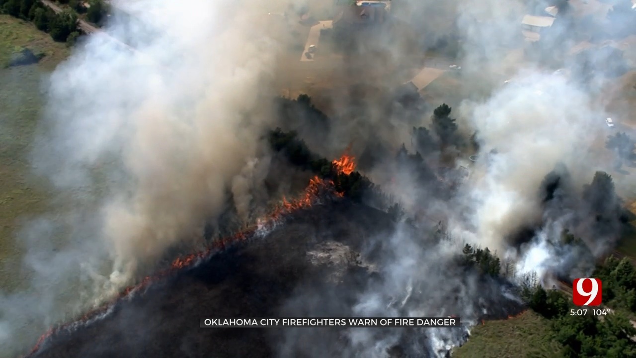 Mustang Family Details How Large Grass Fire Damaged Their Home