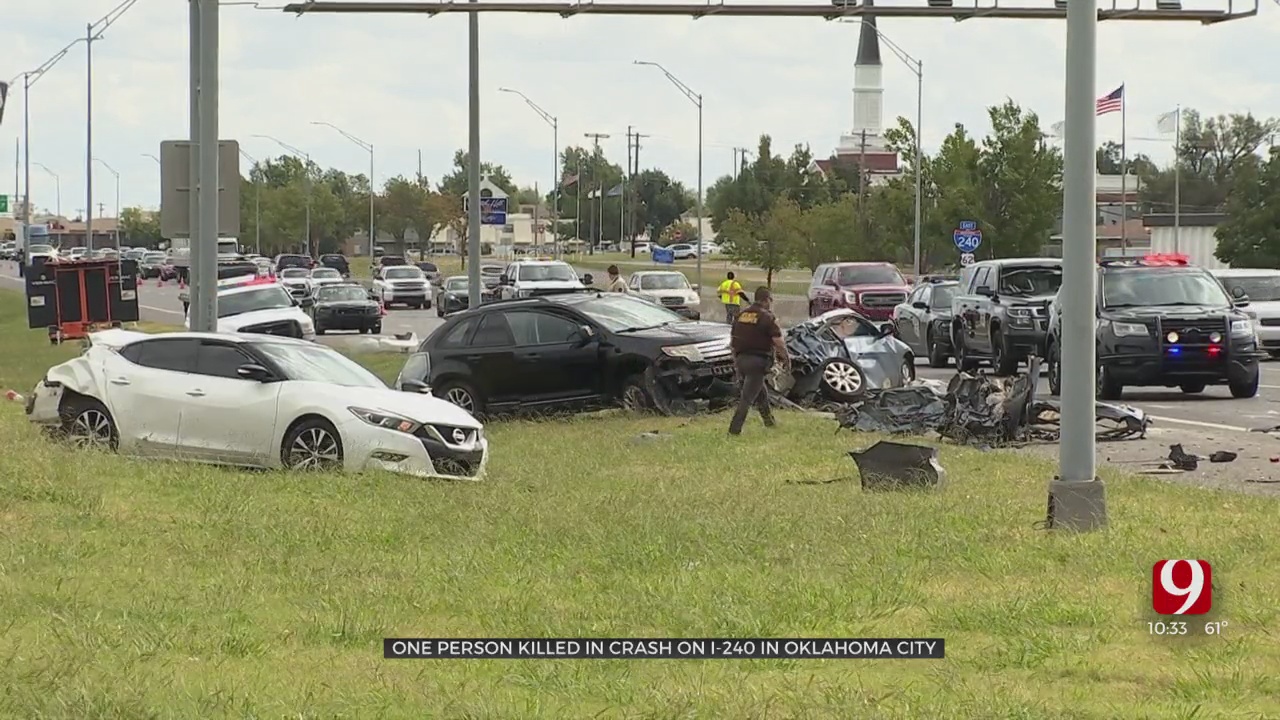 OHP: 1 Man Is Dead After A Multi-Vehicle Crash In Oklahoma County