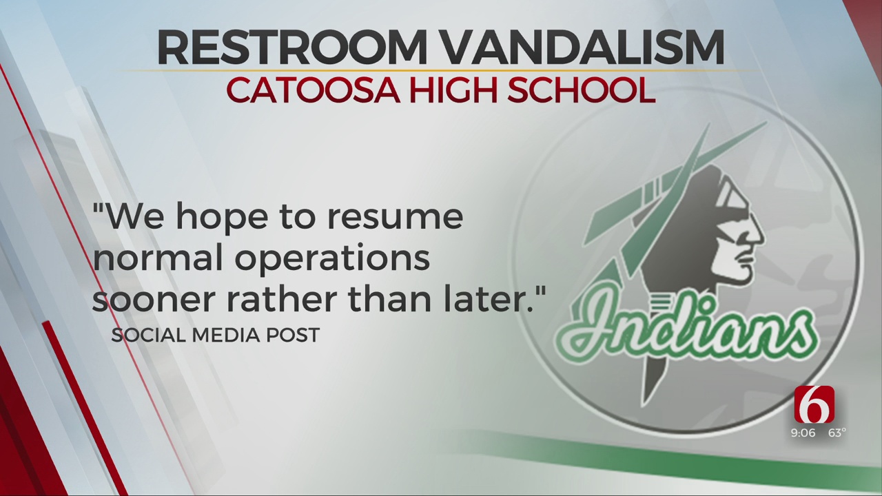 Catoosa High School Increasing Security In Restrooms After Feces Smeared On Walls 