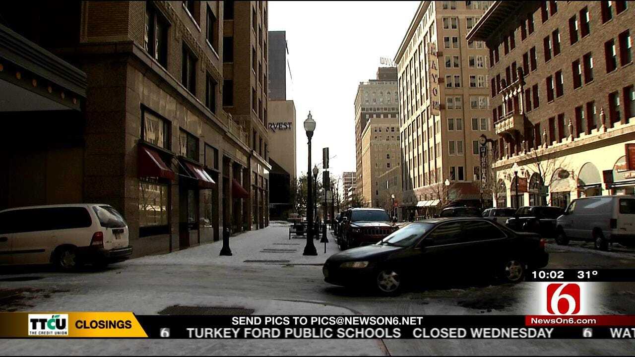 Plows Were A Rare Sight To See In Downtown Tulsa