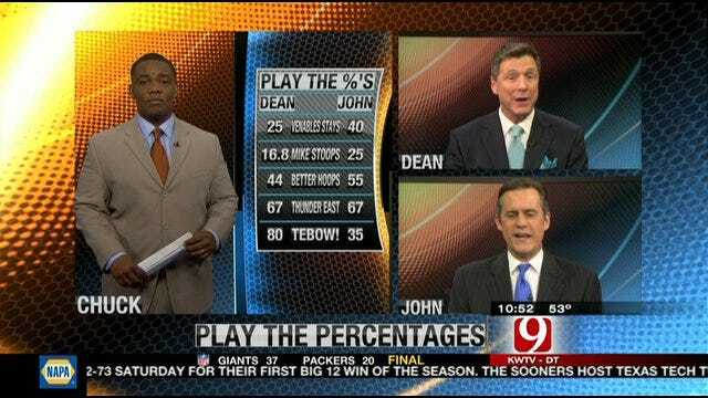 Play the Percentages: Jan. 15, 2012