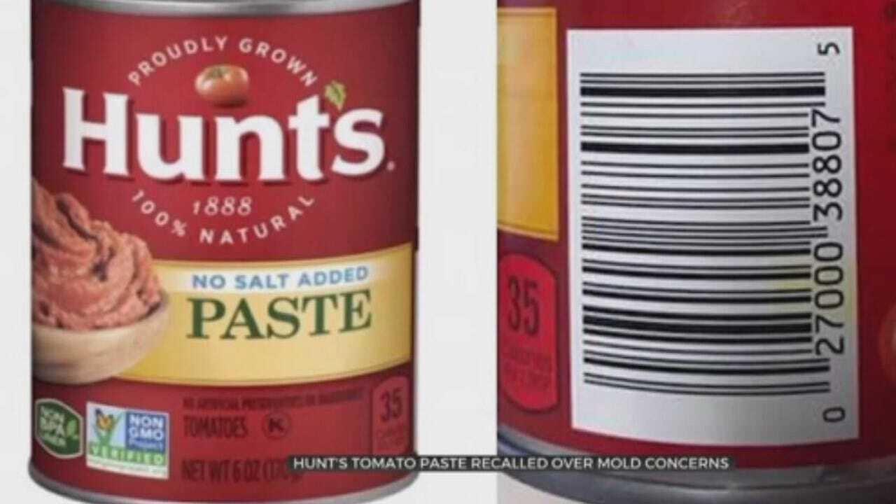 Some Hunt's Tomato Paste Recalled For Potential Mold
