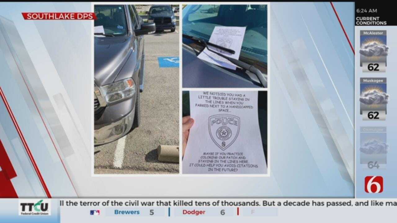 Police Issue Unique Parking 'Tickets'