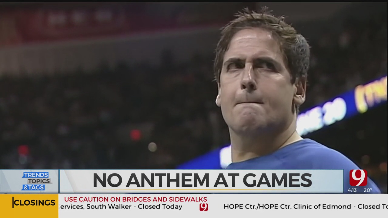 Trends, Topics & Tags: No National Anthem At Games?