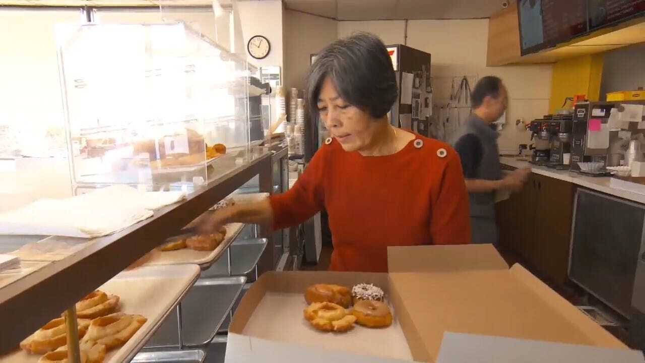 Doughnut Shop Owner Returns After Community Bought Out Store Every Day While She Was In A Coma