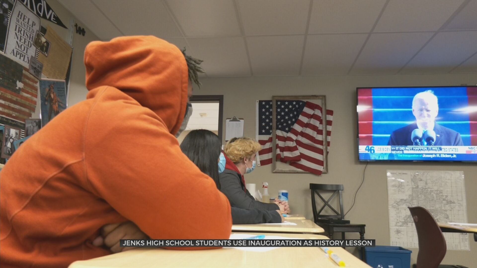 Jenks High School Students Had Eyes On History Using Inauguration As Lesson 