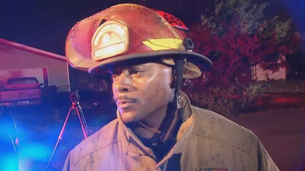 WEB EXTRA: Tulsa Fire Captain Troy Franklin Talks About The Fire