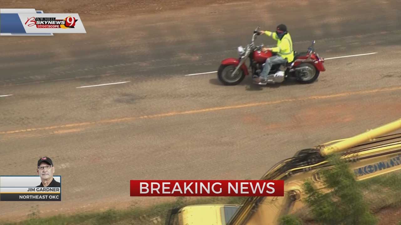 OKC Chase Turns Into Standoff After Motorcyclist Runs Inside Home To Evade Police 