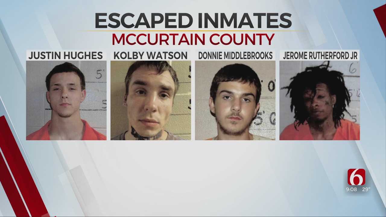 4 Inmates Escape Jail In McCurtain County