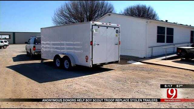 Anonymous Donors Help Boy Scouts After Trailer Theft