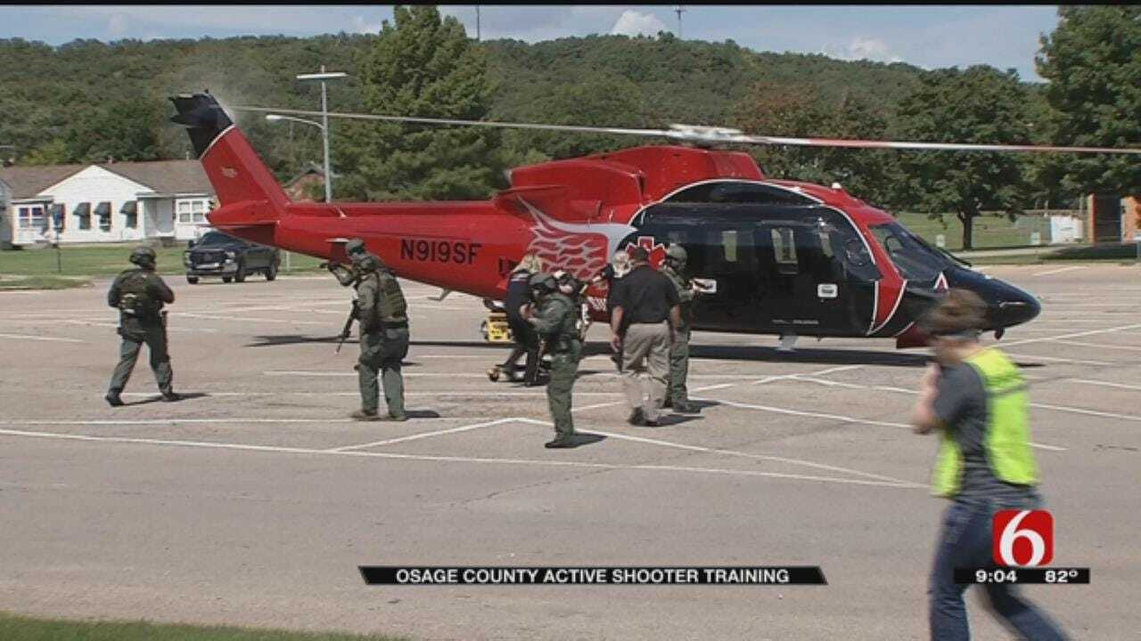 Osage County Uses Helicopter for Active Shooter Training