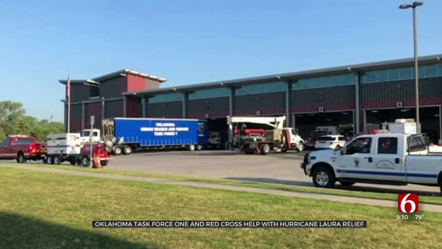 Oklahoma Task Force One, Red Cross Help With Hurricane Laura Relief 