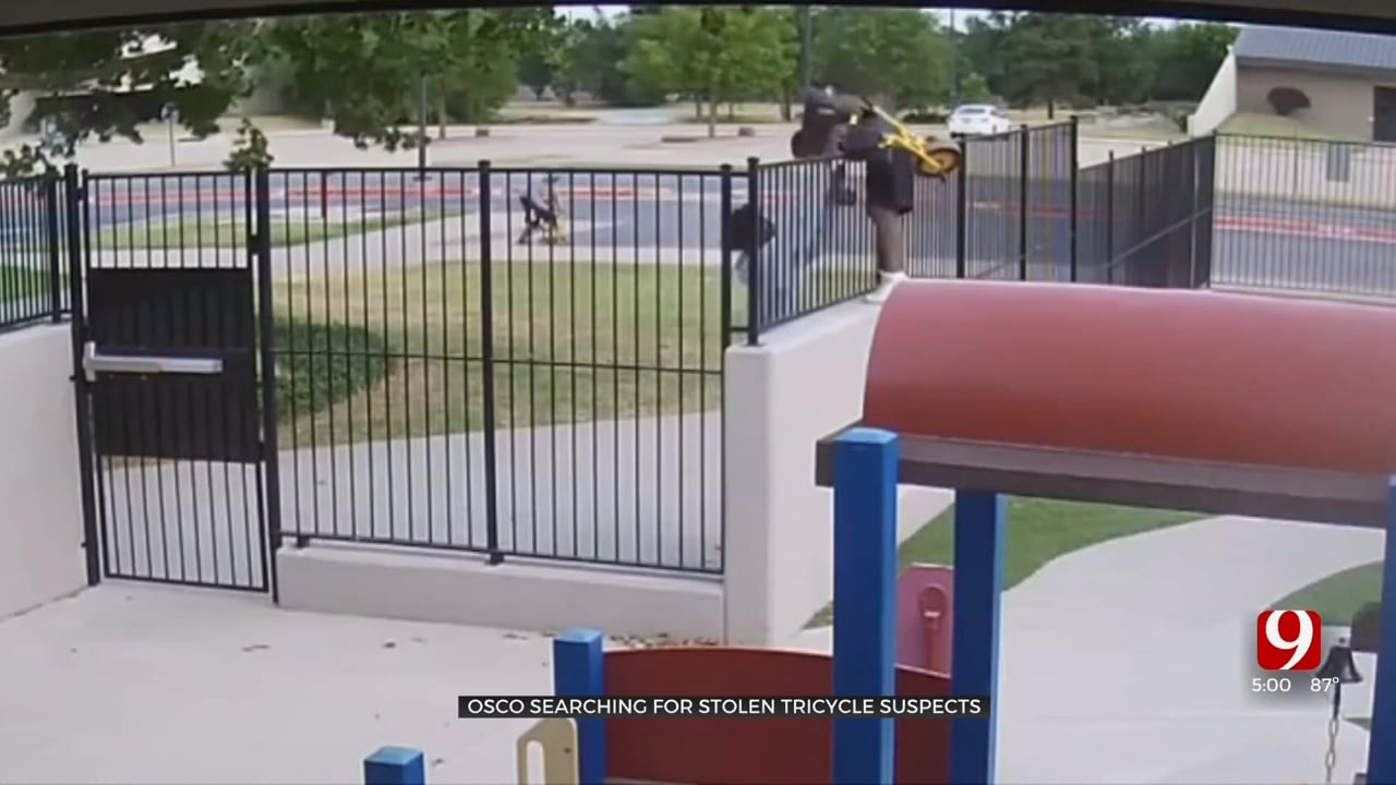 Surveillance Video Shows 3 Tricycles Stolen From OKC Metro Learning Center 