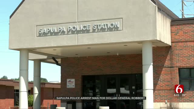 Police Arrest Man Accused Of Robbing Sapulpa Store