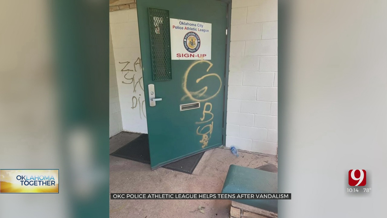 Officers Form Bond With Teen Suspects Caught Vandalizing Building 