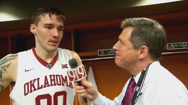 Dean Chats With Ryan Spangler After OU's Big Win
