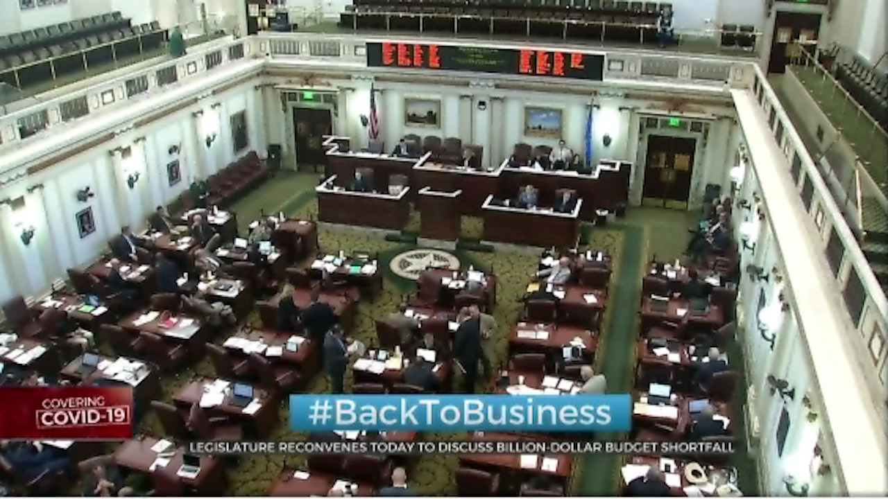 Legislature Reconvenes Monday To Discuss $1.3 Billion Budget Shortfall