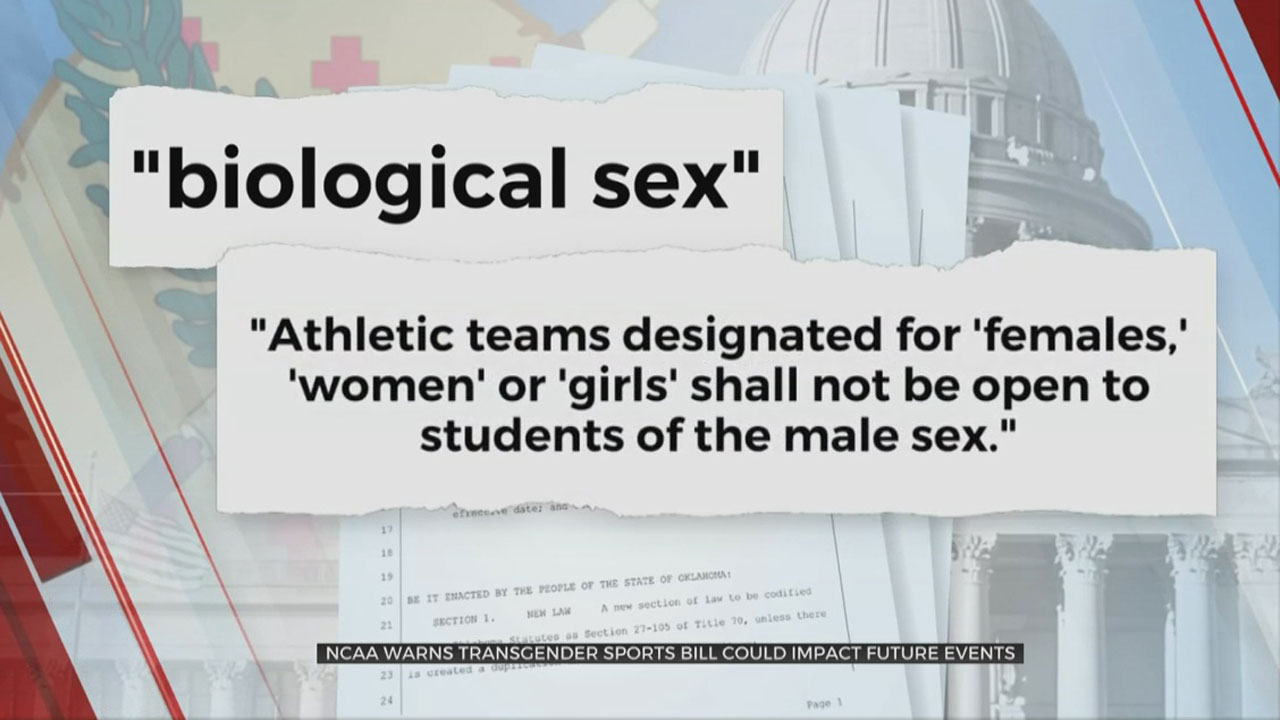 NCAA Warns Okla. Transgender Sports Bill Could Impact Future Events 