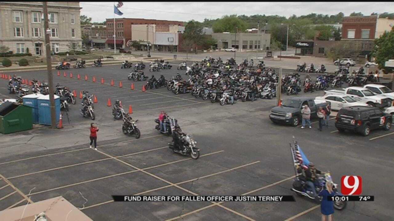 Bikers Rally To Help Carry On Legacy Of Fallen Tecumseh Police Officer