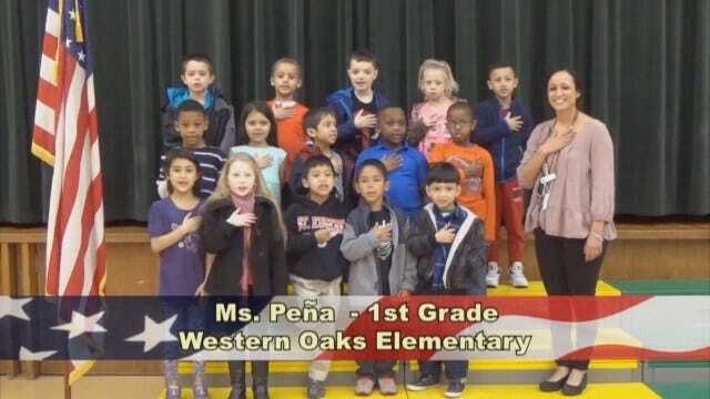 Ms. Pena's 1st Grade Class At Western Oaks Elementary