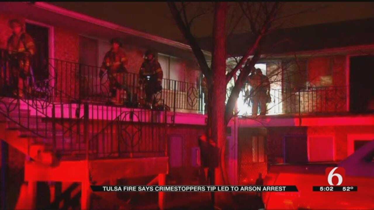 Crime Stoppers Tip Leads To Arrest Of Tulsa Arson Suspect