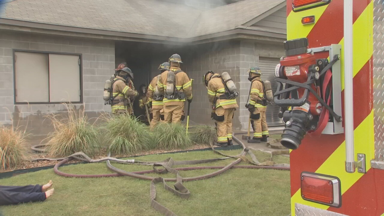 Tulsa Fire Cadets Test Training With Live-Fire Drills 