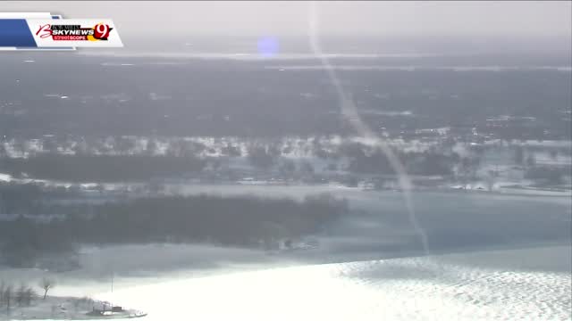 Ice-Nado? Bob Mills Sky News 9 Captures Funnel Over Lake Hefner