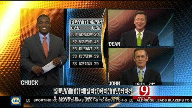 Play the Percentages: April 1, 2012