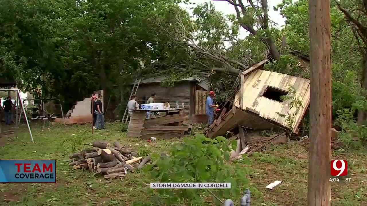 'Thankful': Mother Relieved Family Is Safe After Cordell Tornado
