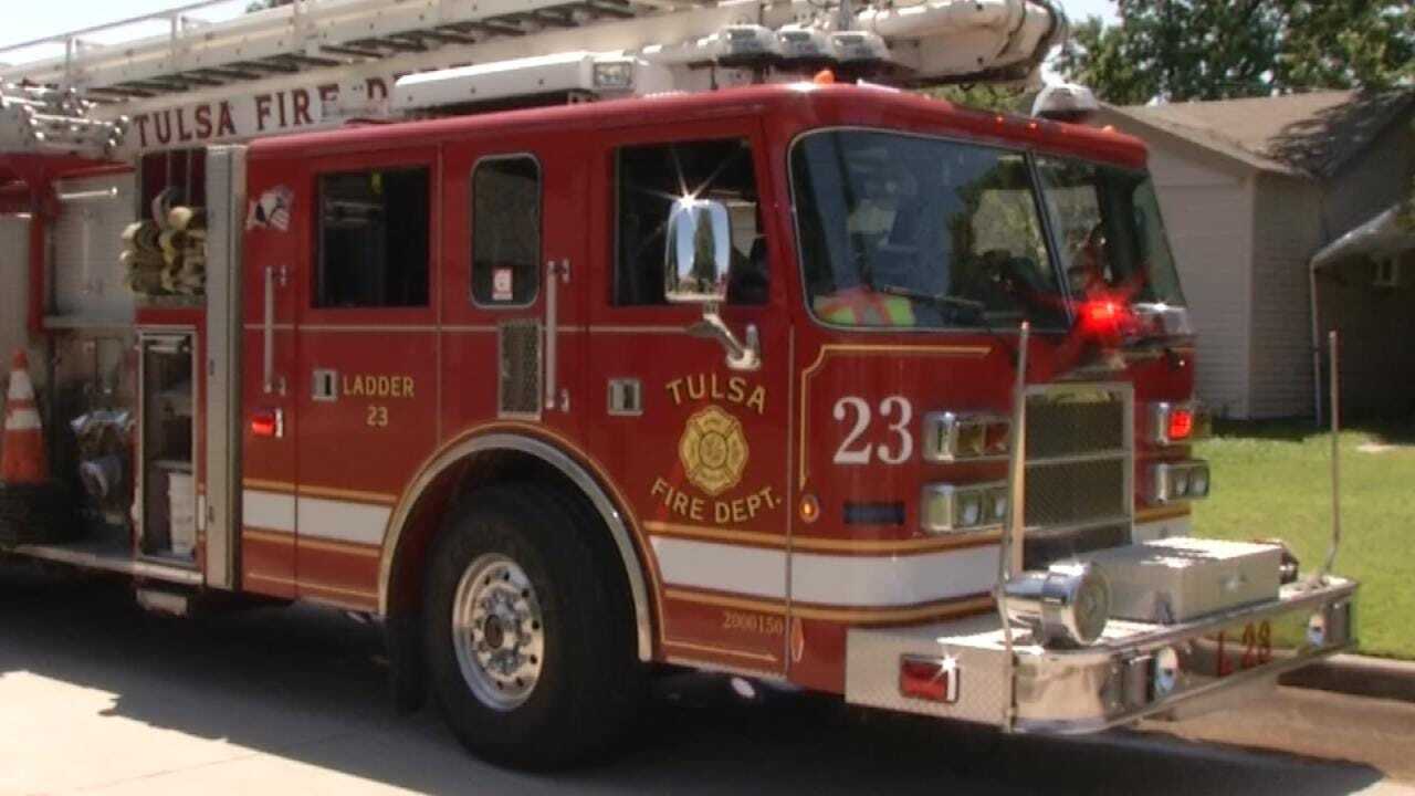 Symbolic Support For Law Enforcement Removed From Tulsa Fire Trucks