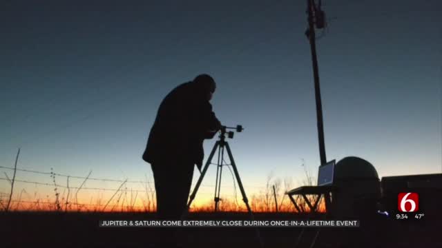 Oklahomans Capture Once-In-A-Lifetime Event As Jupiter, Saturn Come Extremely Close 