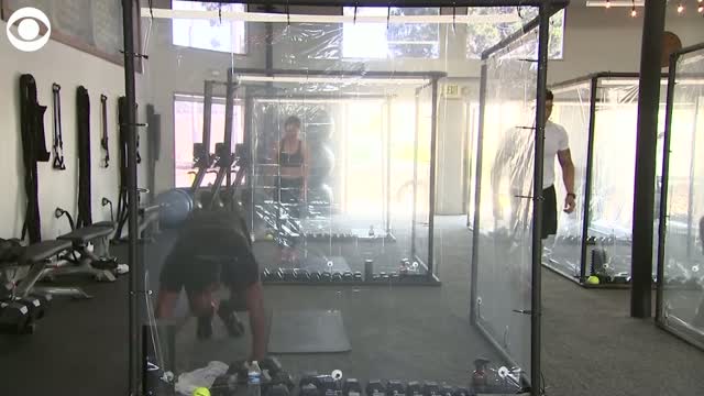 California Gym Finds Creative Way To Workout While Following Physical Distancing Guidelines