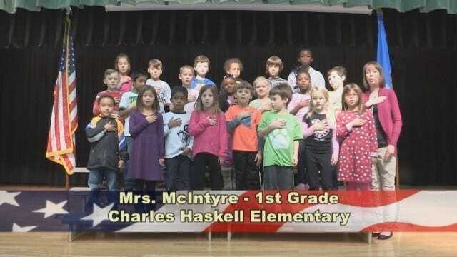 Mrs. McIntyre's 1st Grade Class At Charles Haskell Elementary