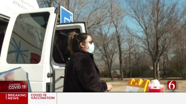 Oklahoma Caring Vans Help Give Tulsa Area Teachers, Staff COVID-19 Vaccine 