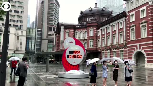 WATCH: Countdown Clock Begins Again In Tokyo