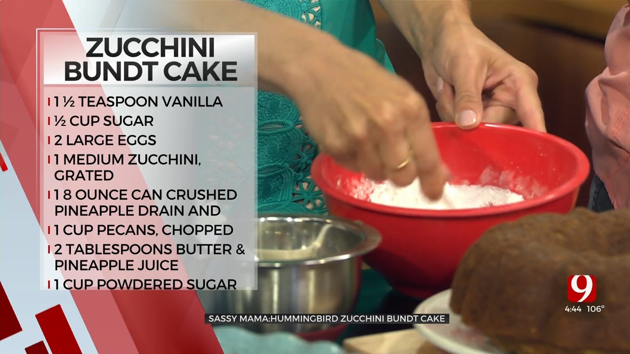 Sassy Mama: Hummingbird Zucchini Bundt Cake