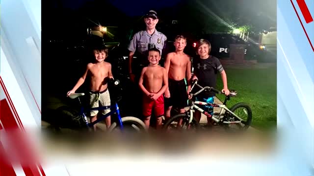 On A Good Note: Police Officer Locates Kids' Stolen Bicycles
