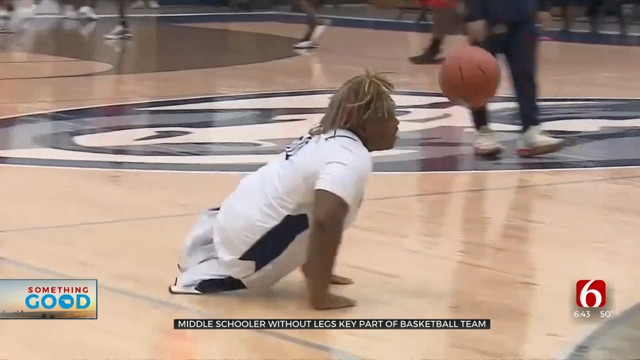 Middle Schooler Without Legs Is Key Part Of Basketball Team