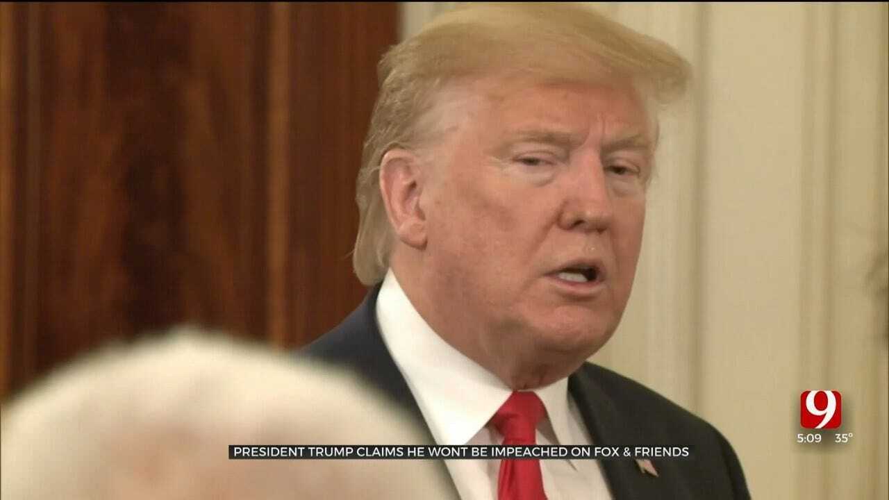 President Trump Claims He Won't Be Impeached On Fox And Friends
