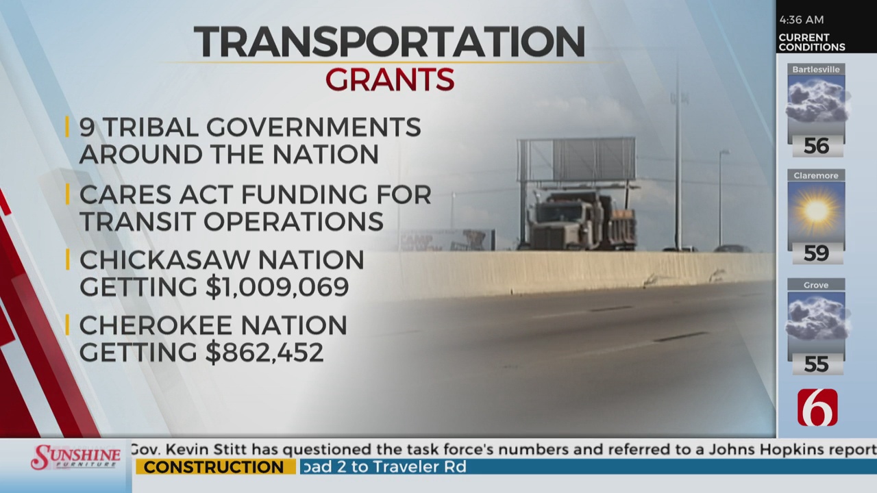 Tribal Governments To Receive $2.3M In Transportation Funding